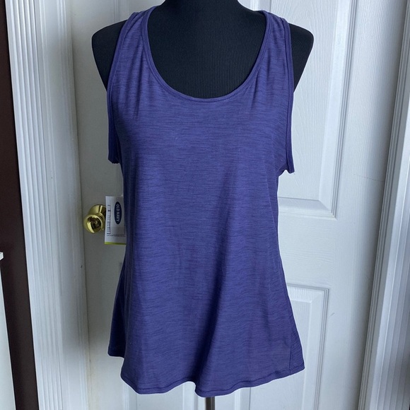 Old Navy Active Women’s Tank Top Purple Heather Breathable Fabric sz XL NWT - Picture 1 of 8